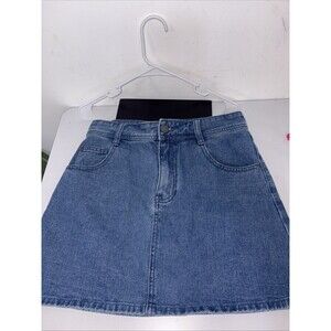 Roxy Women Blue Denim Skirt Medium Quicksilver
